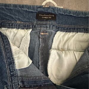 Charter club classic fit size 10 denim capris